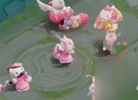 王者荣耀HelloKitty小兵皮肤特效展示 HelloKitty小兵皮肤外观特效好看吗