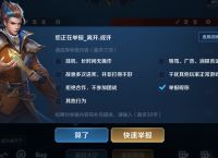 《王者荣耀》举报内容反馈更新