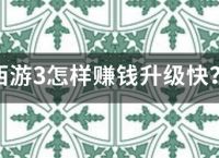 大话西游3怎样赚钱升级快？我现在30级了，是仙