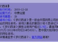 《梦幻西游》到底属于什么游戏？