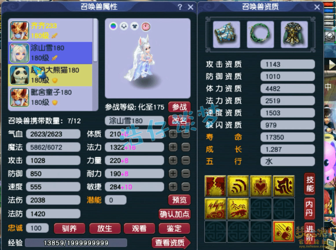梦幻西游：175级凌波城，全身6不磨带4物暴，这才叫完美物理系！